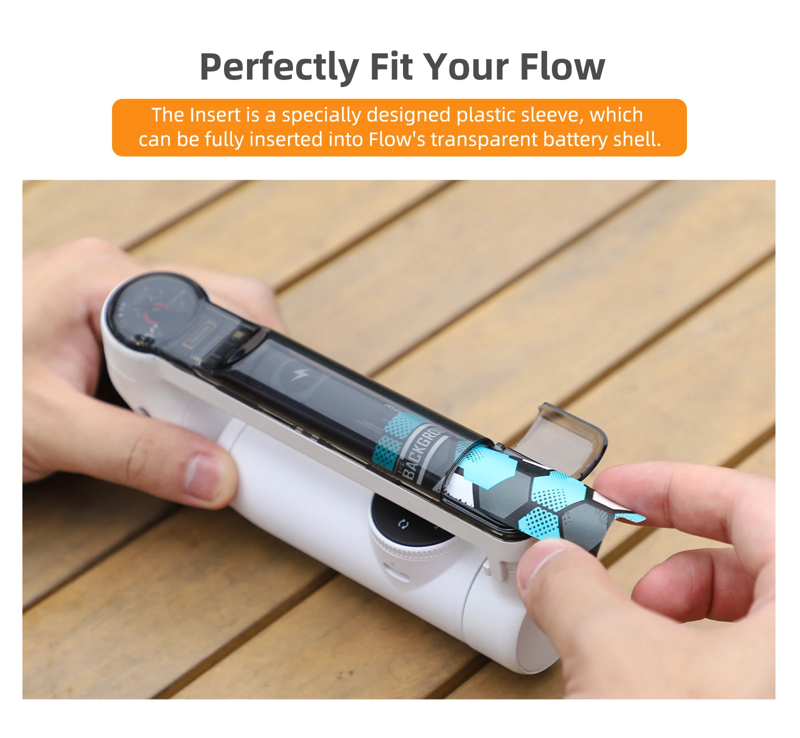 Insta360 Flow 다채로운 인서트 맞춤형 장식 패턴