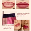 20 Colors Matte Lipstick Pen Nude Pink Matte Solid Lip Gloss Waterproof Long Lasting Lipstick Pencil Lip Liner Pen Lip Makeup 3
