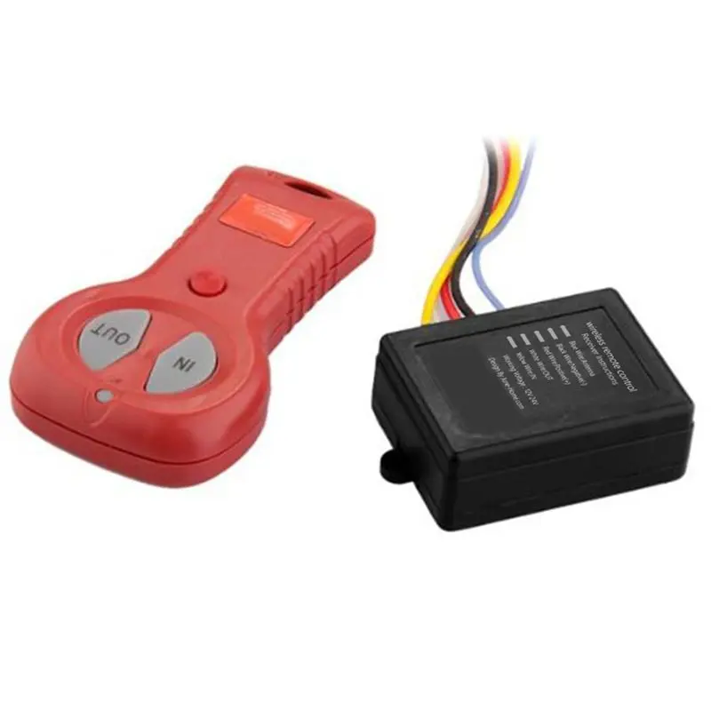 A57E-지프 오프로드 ATV 무선 윈치 원격 제어 세트 12V 24V 전기 윈치 제어 시스템 핸드셋 스위치 컨트롤러