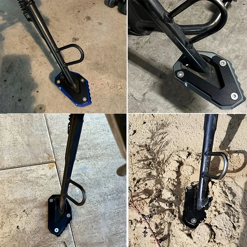 Motorcycle Accessories Kickstand Foot Side Stand Extension Pad Support