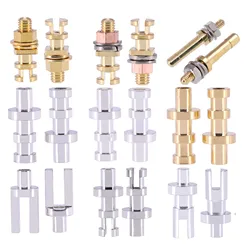 20PCS DIY Terminal Turret Lug Tag Strip Board Copper Tin Silver Gold Plated For Vintage Tube Guitar Audio AMP