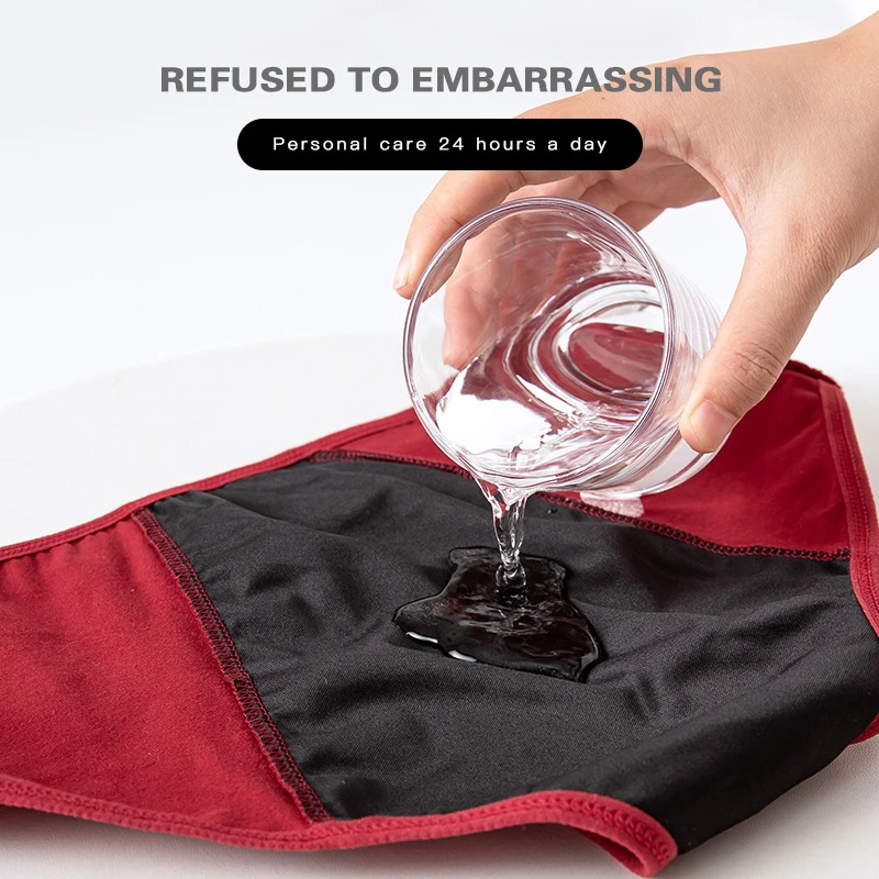 1pcs Very Abundant Menstrual Panties Woman Breathable Women's cotton briefs Low Waist Physiological Period Underwear For Women