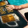 Drinking Beer Printed Big Microfiber Beach Towels Quick Dry Towel Sand Beach Towels Pool Towel for Travel Swim Pool Yoga 3