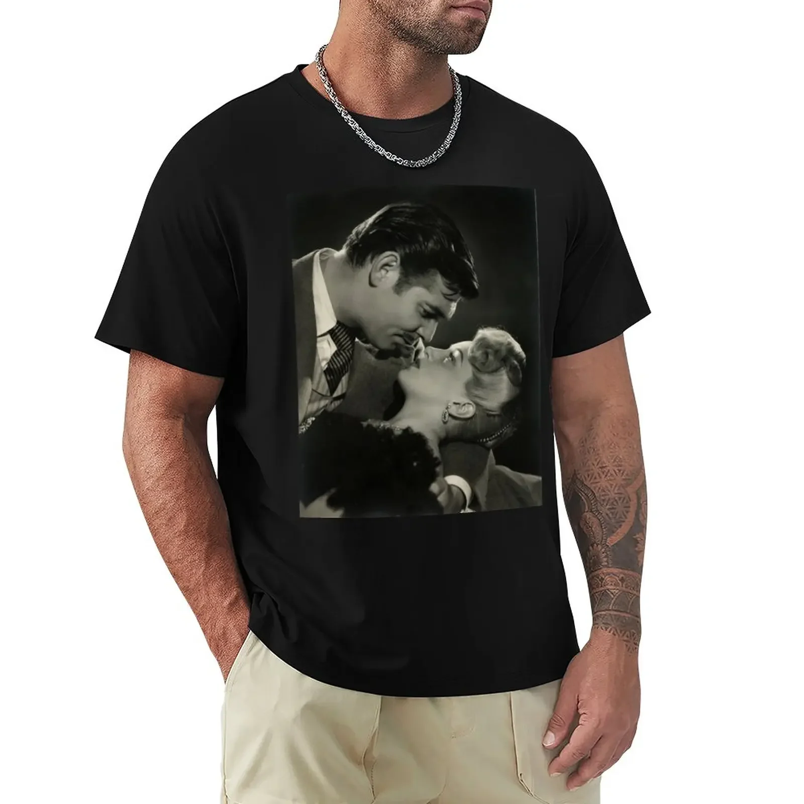 

Lana Turner and Clark Gable T-Shirt customs new edition men clothings