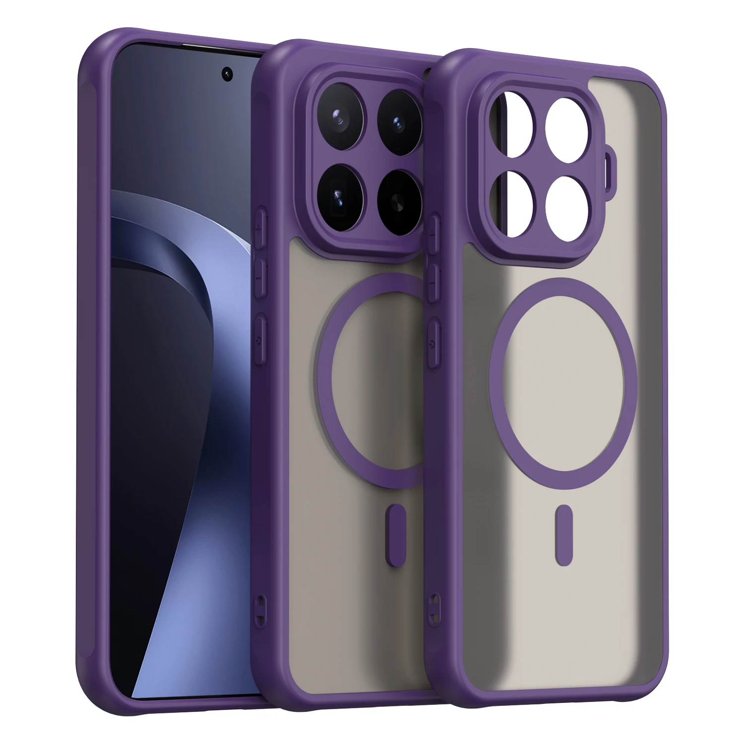 New Luxury Matte Magnetic Shockproof Phone Case