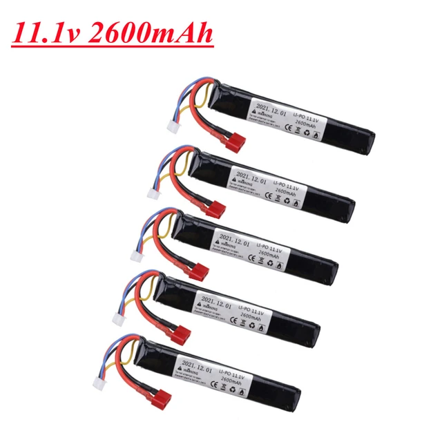 Batterie Lipo pour Pistolet à Eau, Accessoires de Jouets Airsoft, 11.1V,  2800mAh, 452096 mAh, 11.1V, 3S, 2000mAh, 30C, Mise à Niveau - AliExpress