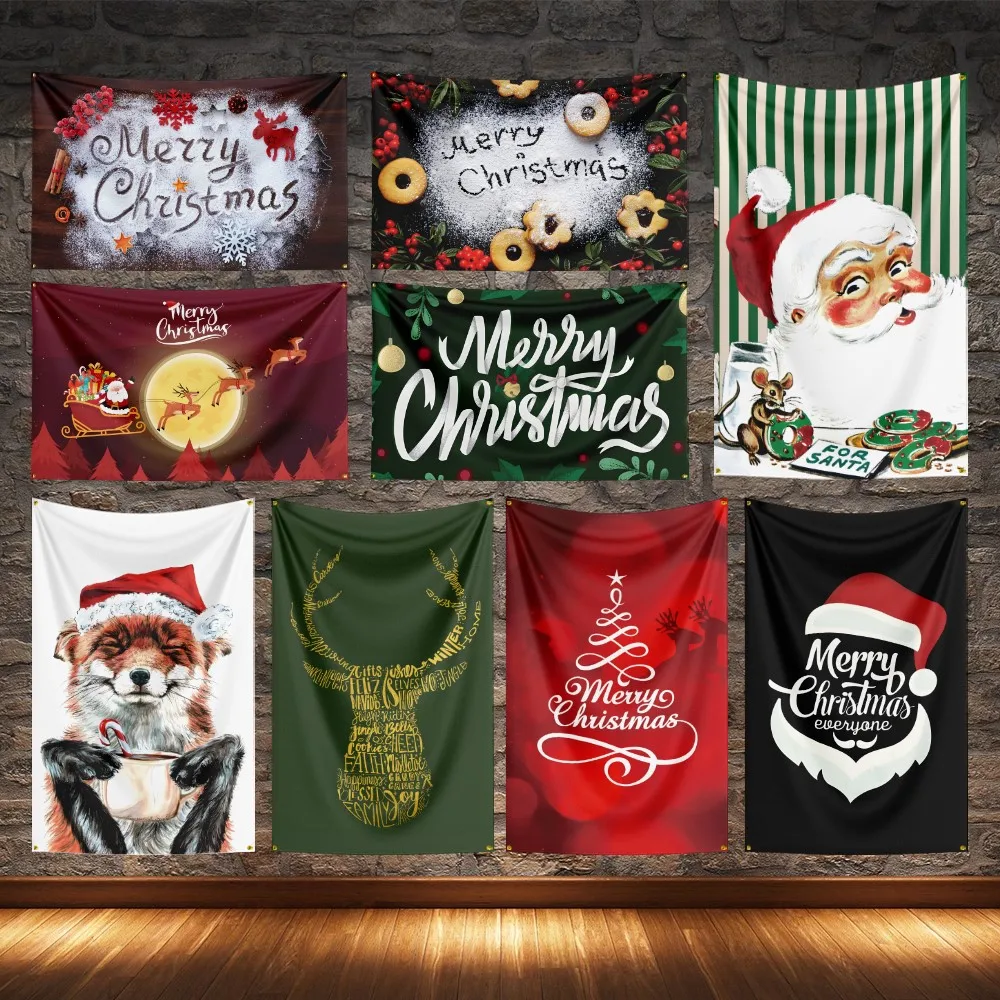 MerryChristmasFlagPolyesterDigitalPrintingHolidayBannerGifts-AliExpress15