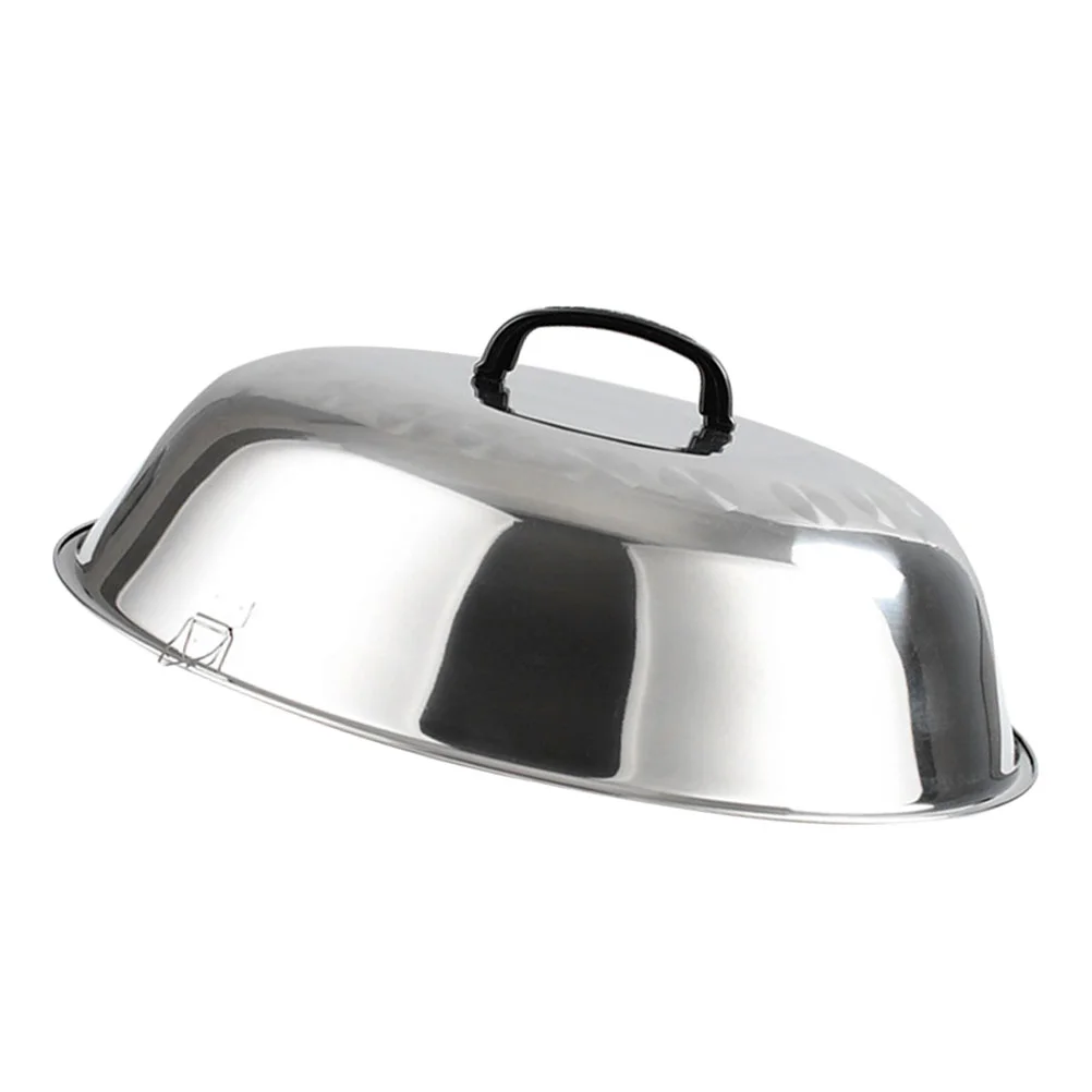 

Wok Lid Universal Lid Stainless Steel Pot Lid Pan Lid Frying Pot Cover Cookware Lids Replacement Lid Handle Pots Pans Fry Pan