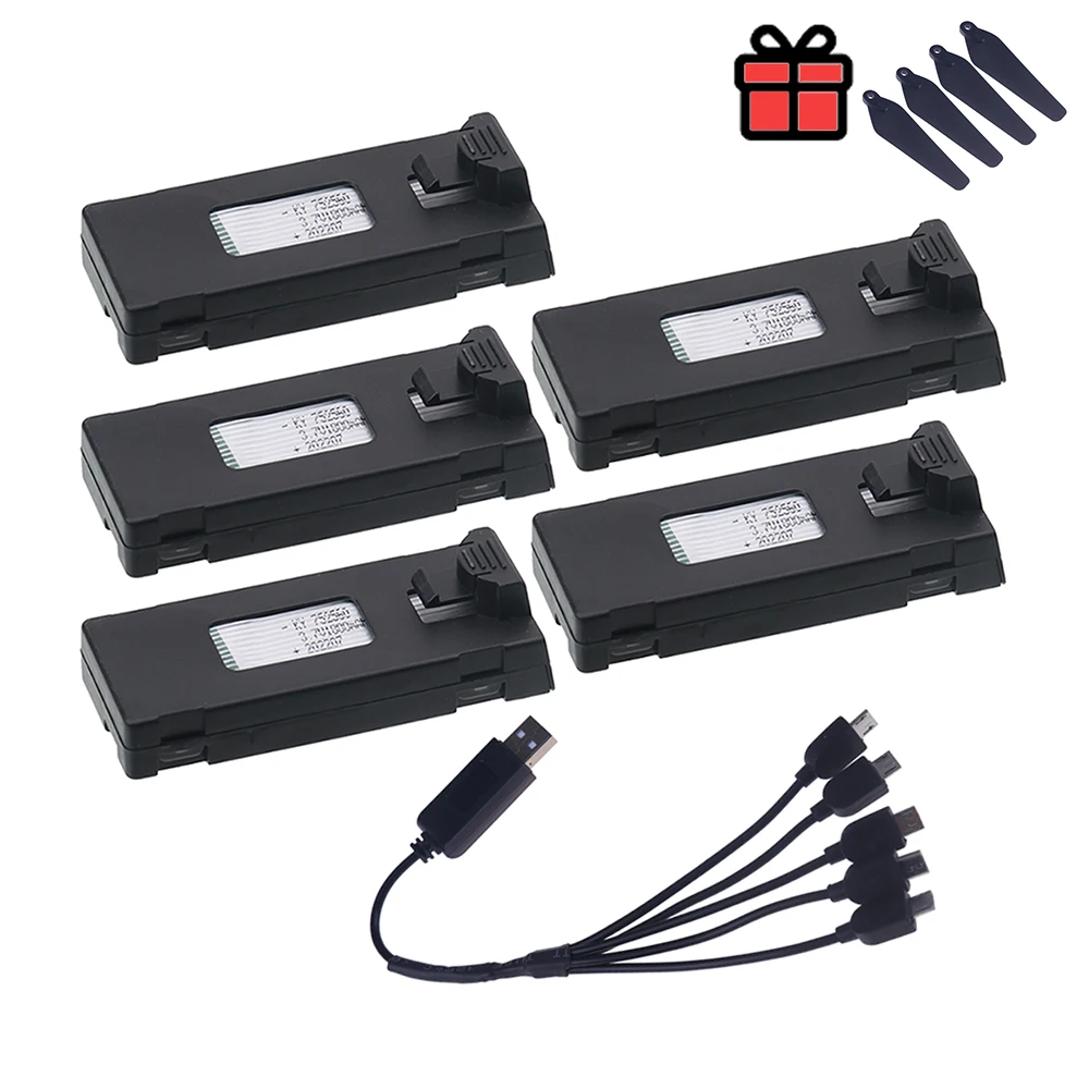 ตัวเลือกสินค้า แบตเตอรี่โดรน RC 3.7V 5000mAh สำหรับ E88 E99 P1 K3 P10 A13 S98 E525