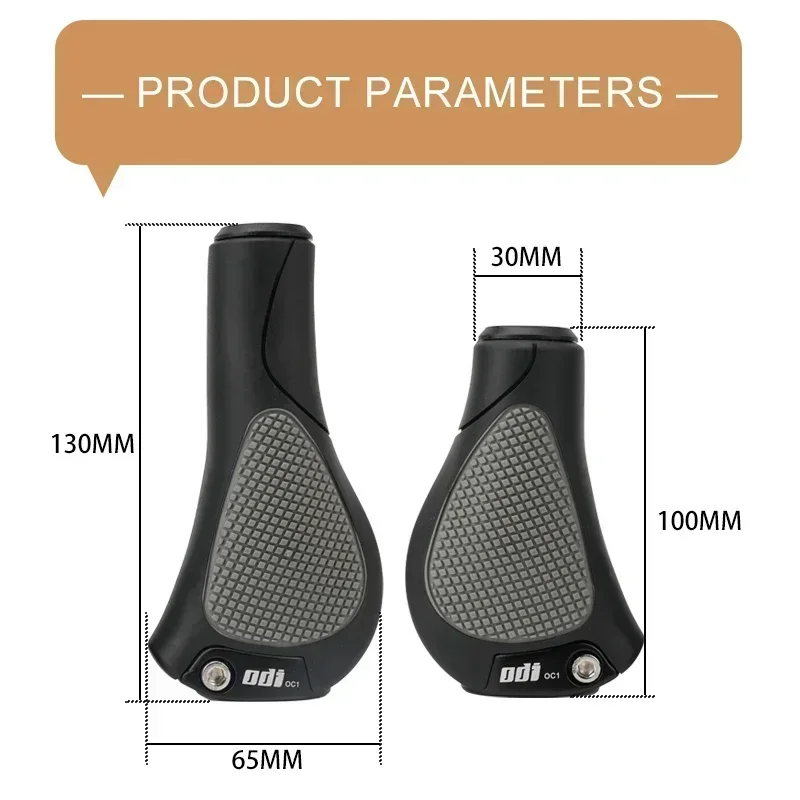 ODI OC1-CD Ergonomic Grips Anti-Skid Long/Short High Quality Rubber Handle for MTB Bicycle Handlebar Cycling Accessories