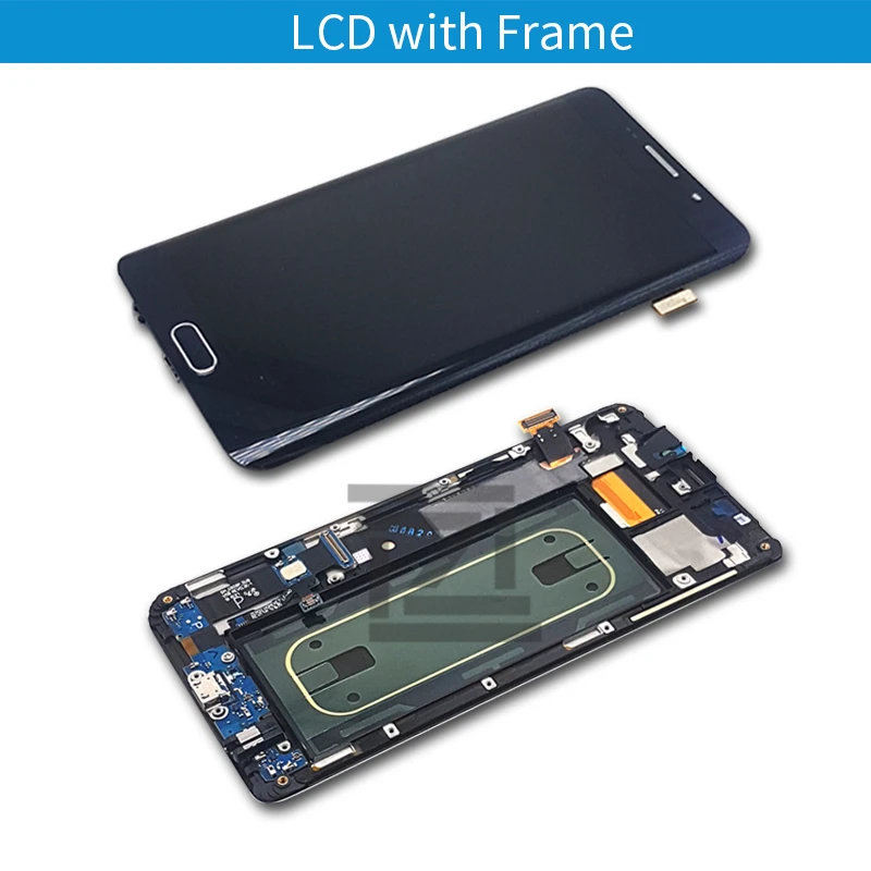 

for Samsung Galaxy S6 Edge Plus G928F LCD Display Touch Screen with Frame Digitizer Assembly Replacement Repair Spare Parts