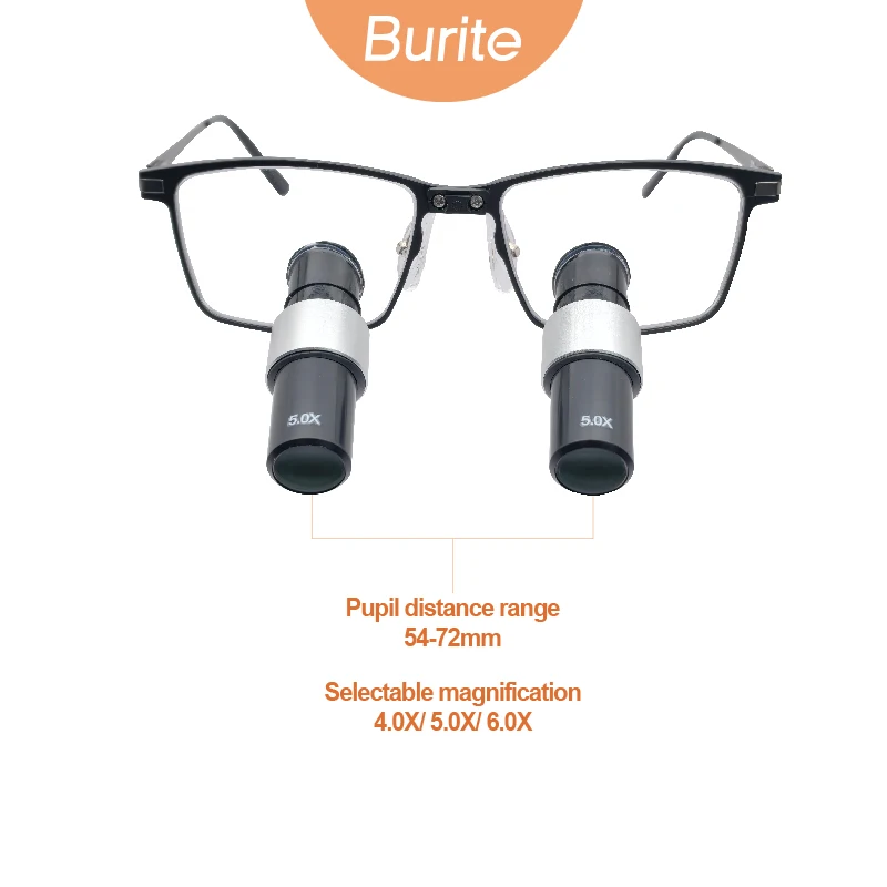 4.0X 6.0X TTL Surgery Medical Magnifying Glass Magnifier 28-60cm Long Working Helping Hand Soldering Solder Clamp HD Tools Loupe image 4