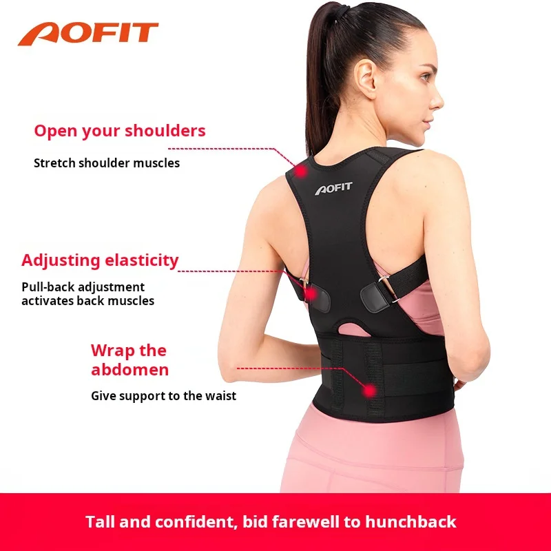 Back Brace Back Posture Corrector Back Support Belt Adjustable Corset Band Straightener Shoulder Spine Support