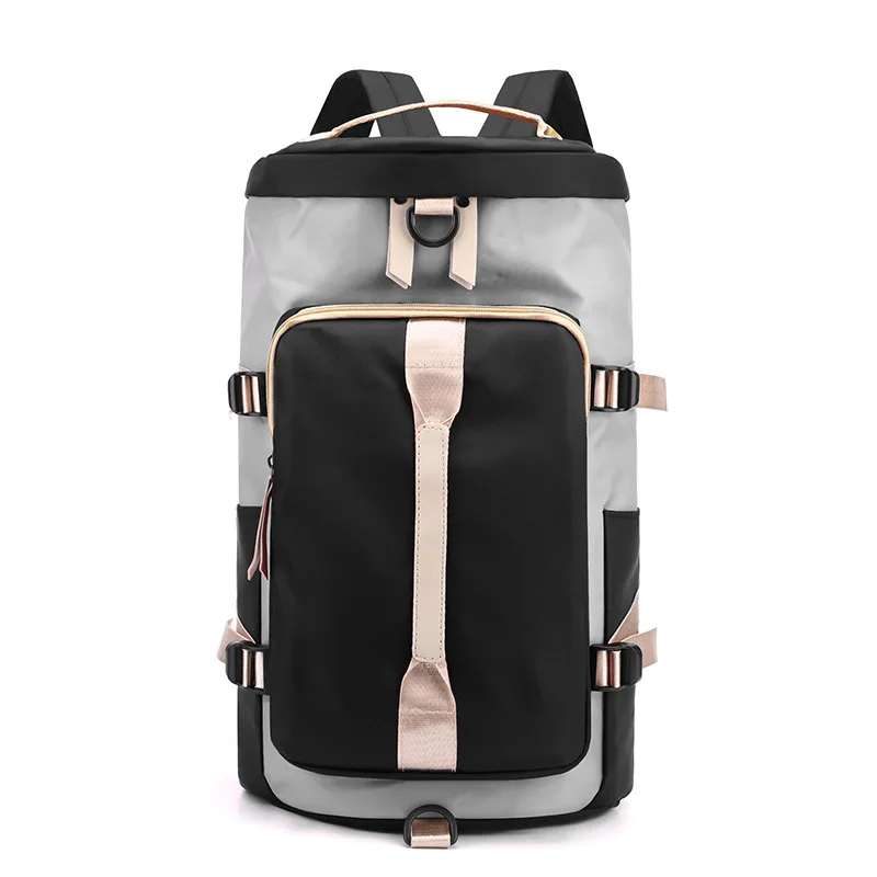 Yoga Fitness Woman Backpack Gym Sports Wet Dry Separation Knapsack Shoe Position Waterproof Short Distance Outdoor Travel Bag