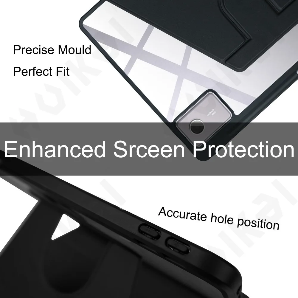 Enhanced Protective Case with 360° Rotating Stand and S Pen Holder