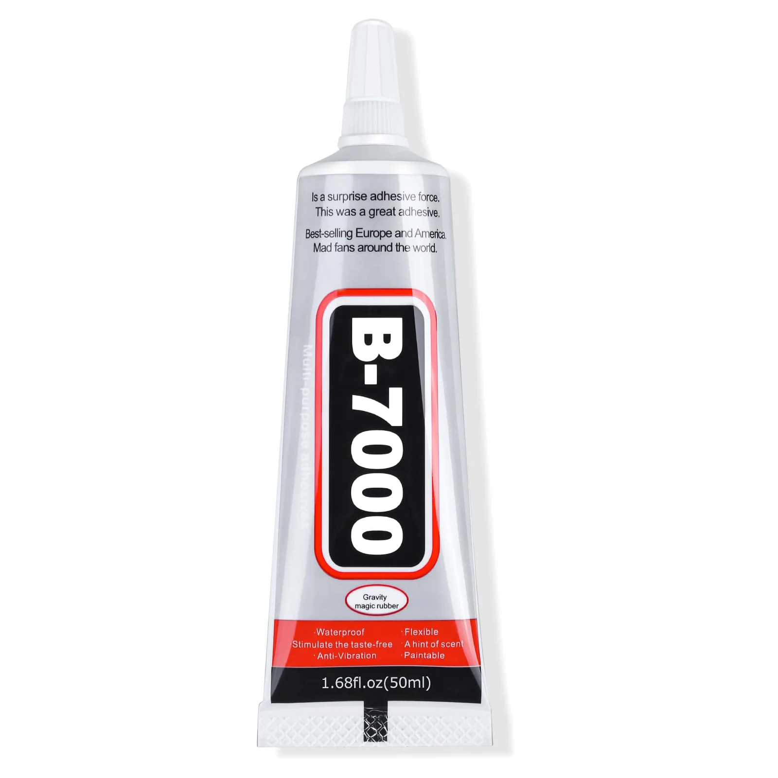 Versatile Clear & Black Waterproof Craft Adhesive