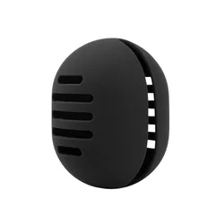 Eco-Friendly Silicone Makeup Sponge Holder - Multi-hole Travel Cosmetic Storage Case (Black)