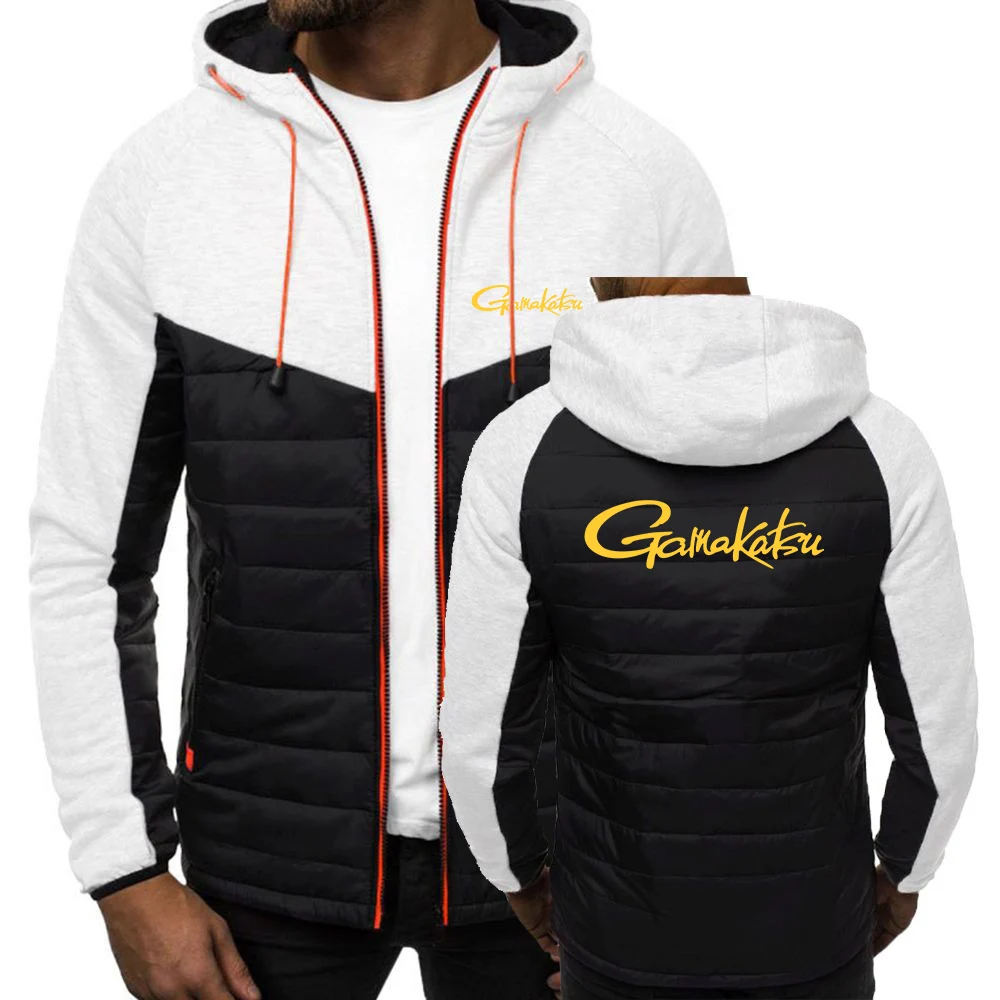 Cotton Padded Hooded Jacket For Men Autumn Winter
