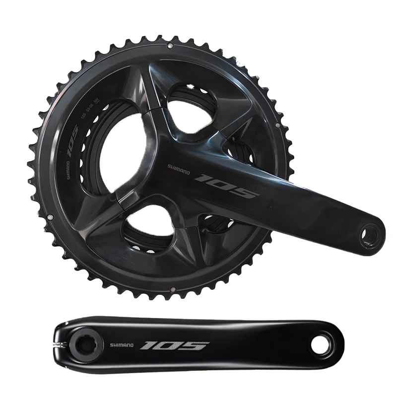 ロードバイク用クランクセット,Shimano-105 r7100,165mm, 170mm, 172.5