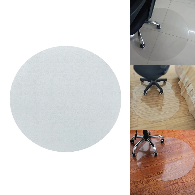 

Прозрачный водонепроницаемый круглый коврик из ПВХ, защитный коврик для деревянного пола, коврики для компьютерных стульев, Защитные пластиковые мягкие коврики