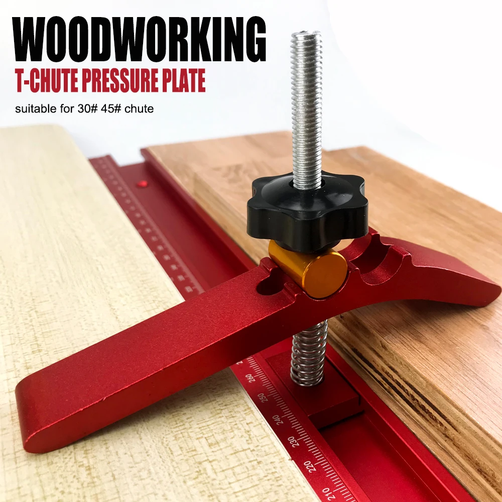 

Woodworking T-chute Pressue Plate Clamping Blocks Chute Blocks Djustable Press Plate Hold Down Clamps For Woodworking Table