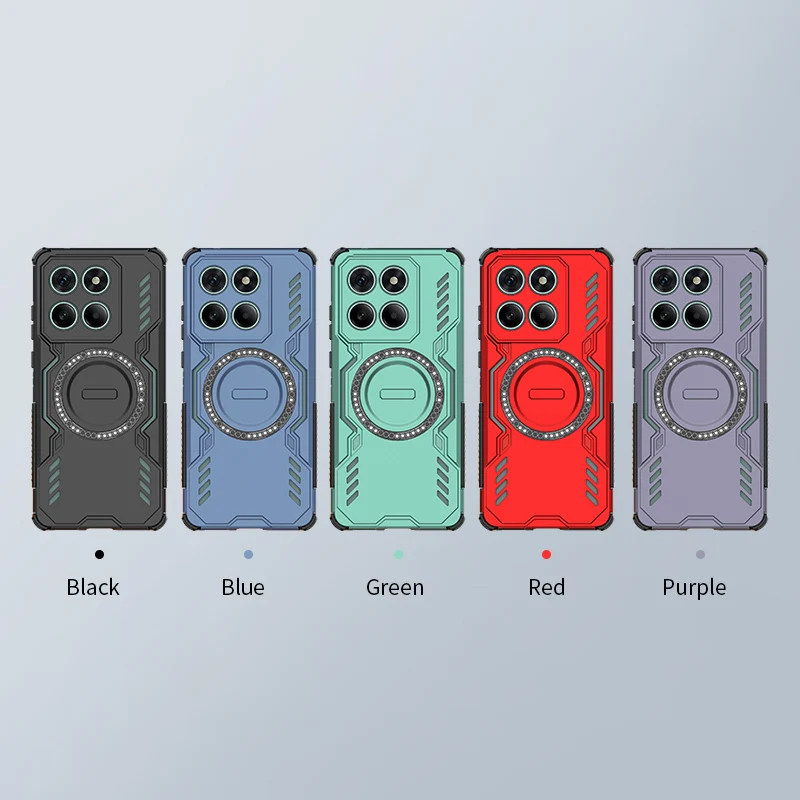 Magnetic Armor Case with Strong Magnet and Heat Dissipation