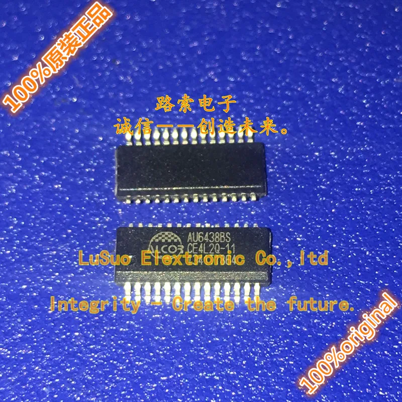 

30pcs original new AU6438BS AU6438 SSOP28
