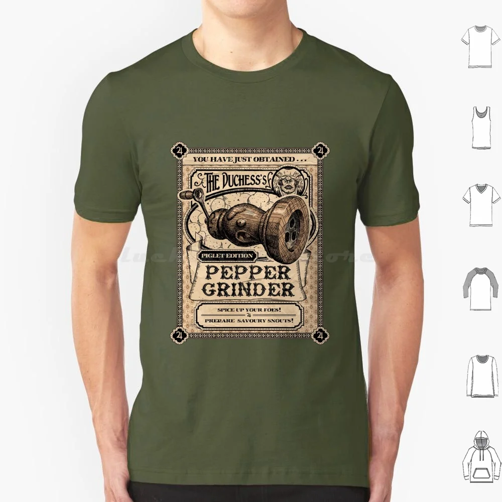 Macinapepe (Alice Madness Returns) Maglietta 6Xl Cotton Cool Tee Alice Madness Returns Pepper Grinder Fight Monster