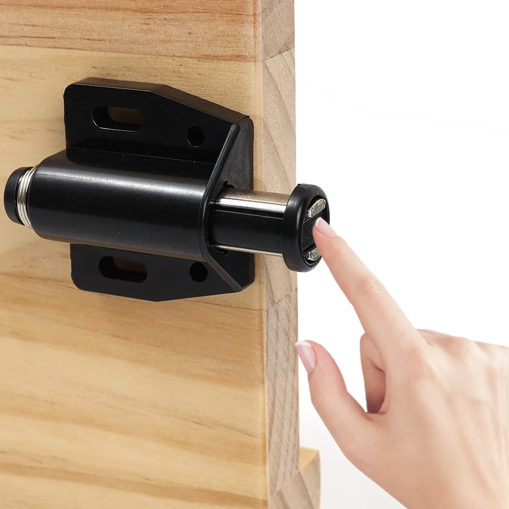 Magnetic Cabinet Catches Door Closer Door Catches Magnetic Cabinet Latches Cabinet Door Latch Door Stops Cabinet Door Stop Single Magnet Cabinet Catches Pressure Push To Open Invisible Cupboard Wardrobe Door Stopper Closer Hardware 4/8Pc Set Furniture