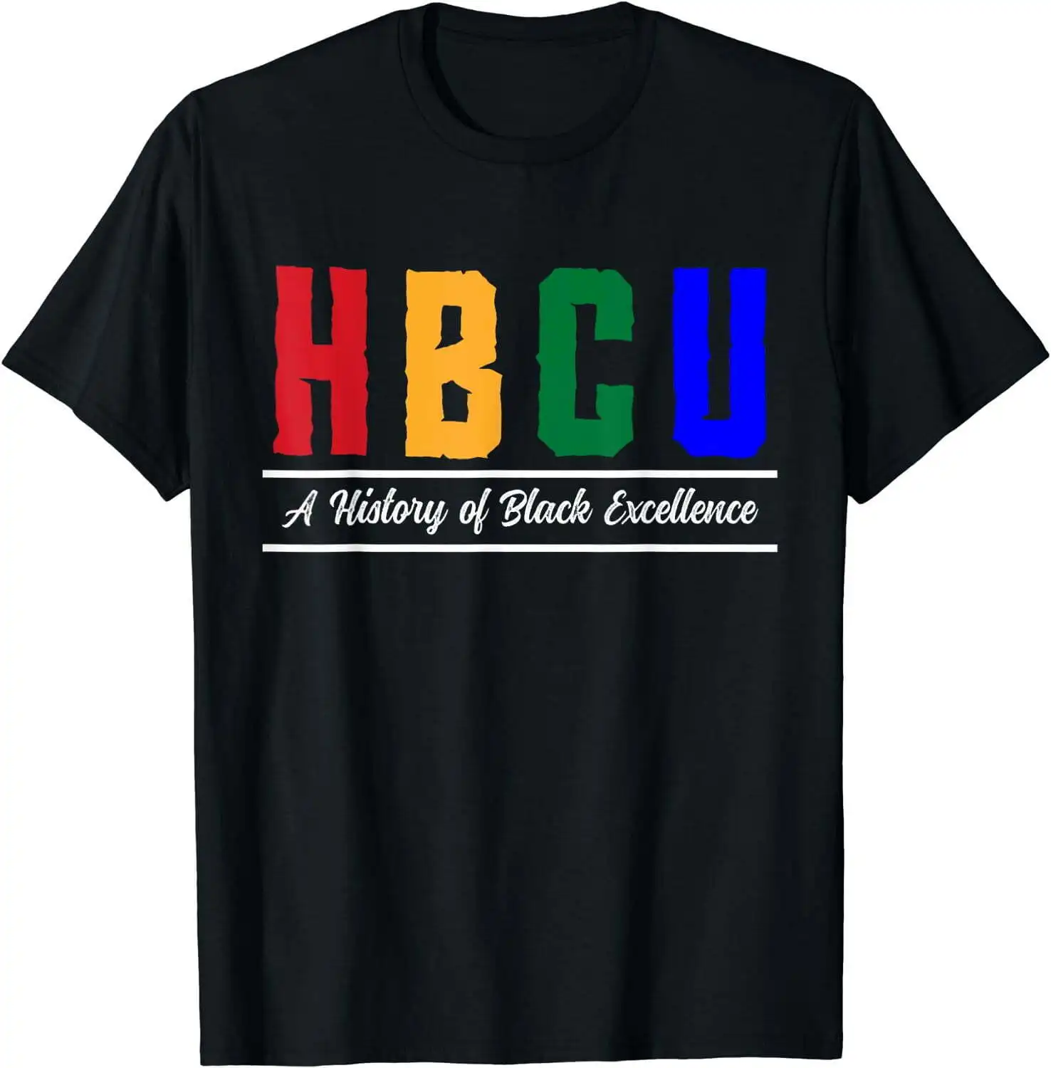 Koszulka HBCU odzież historyczna czarna College HBCU