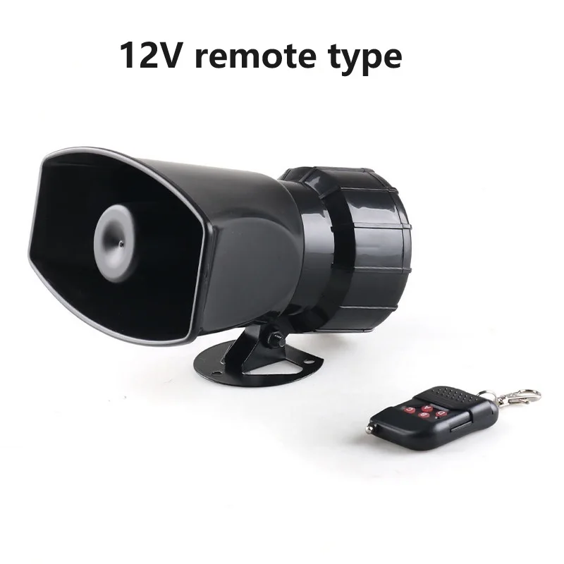 100WCarAlarmHornDC12V24V125dbwithMICElectronicSirenLoudCar