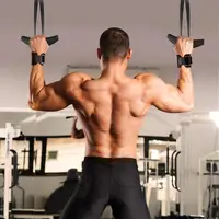 Pull Up Handles Pack Of 2 Exercise Handles Ergonomic Strength Sling Trainer Non-Slip Pull Up Fitness Strap Suspension Trainer - Image 2