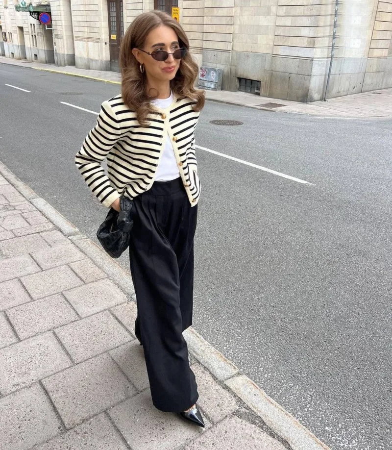 Knitted Shorts 2 Piece Sets Womens Outfits Casual Loose Cardigan Sweater Woman Winter Street High Waist Short Suits Women