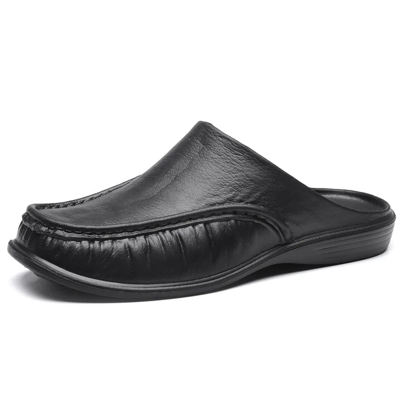 Men's Slippers EVA Slip on Flats Shoes Walking Shoes Men Half Slipper Comfortable Soft Household Sandals Size 40-47 non slip slippers soft slippers eva slippers soft non slip slippers