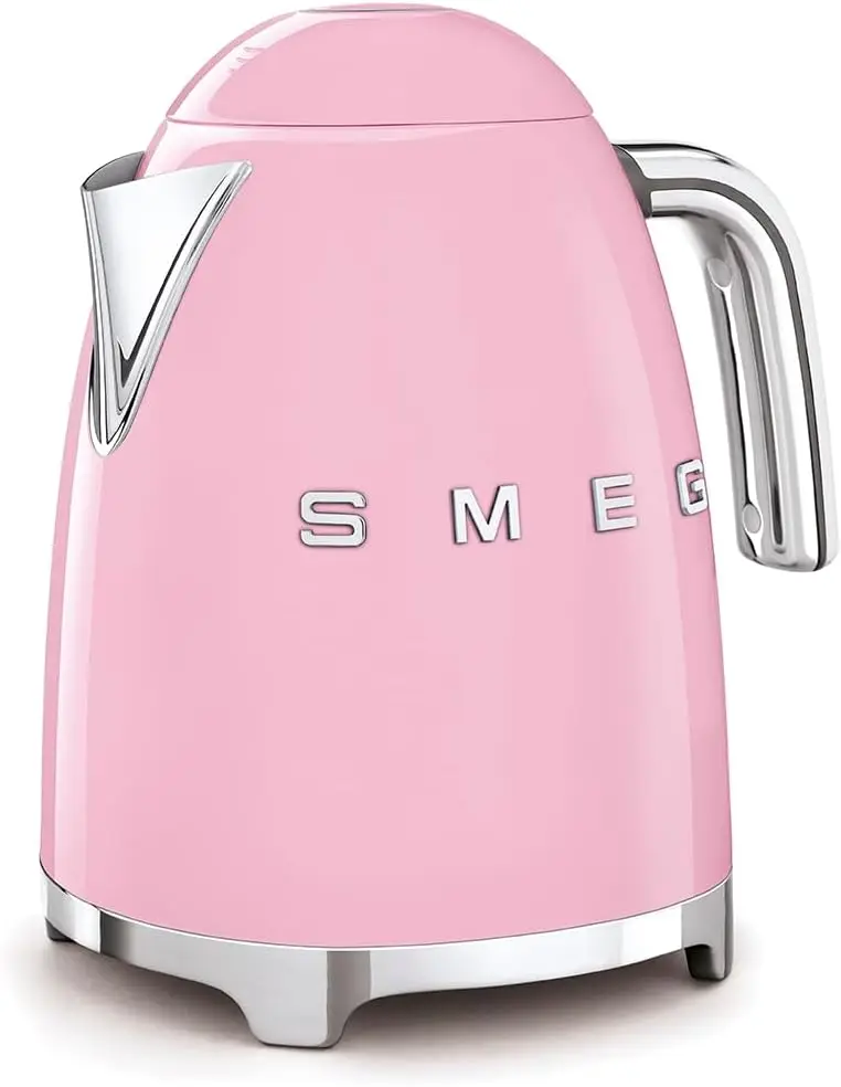Style Electric Water Kettle with Automatic Shutoff, Removable Base, and Water Indicator, Pink 3