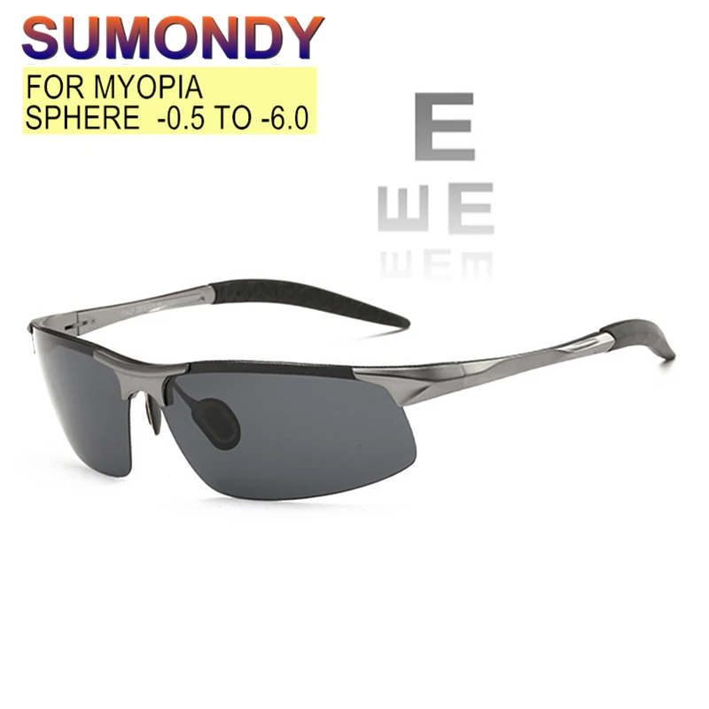 Prescription Sports Sunglasses For Myopia 0.5 To 6.0 Women Men