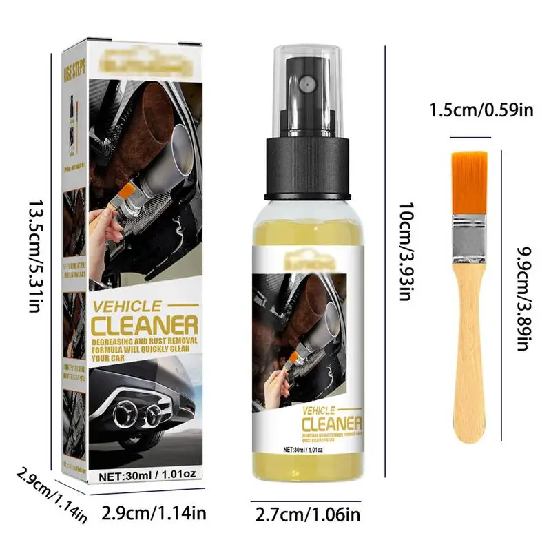 Car Wheel Cleaner Rim And Tire Cleaner For Brake Dust Grime Removes Rust Remover Spray Metal Surface Chrome Paint Car Maintenanc