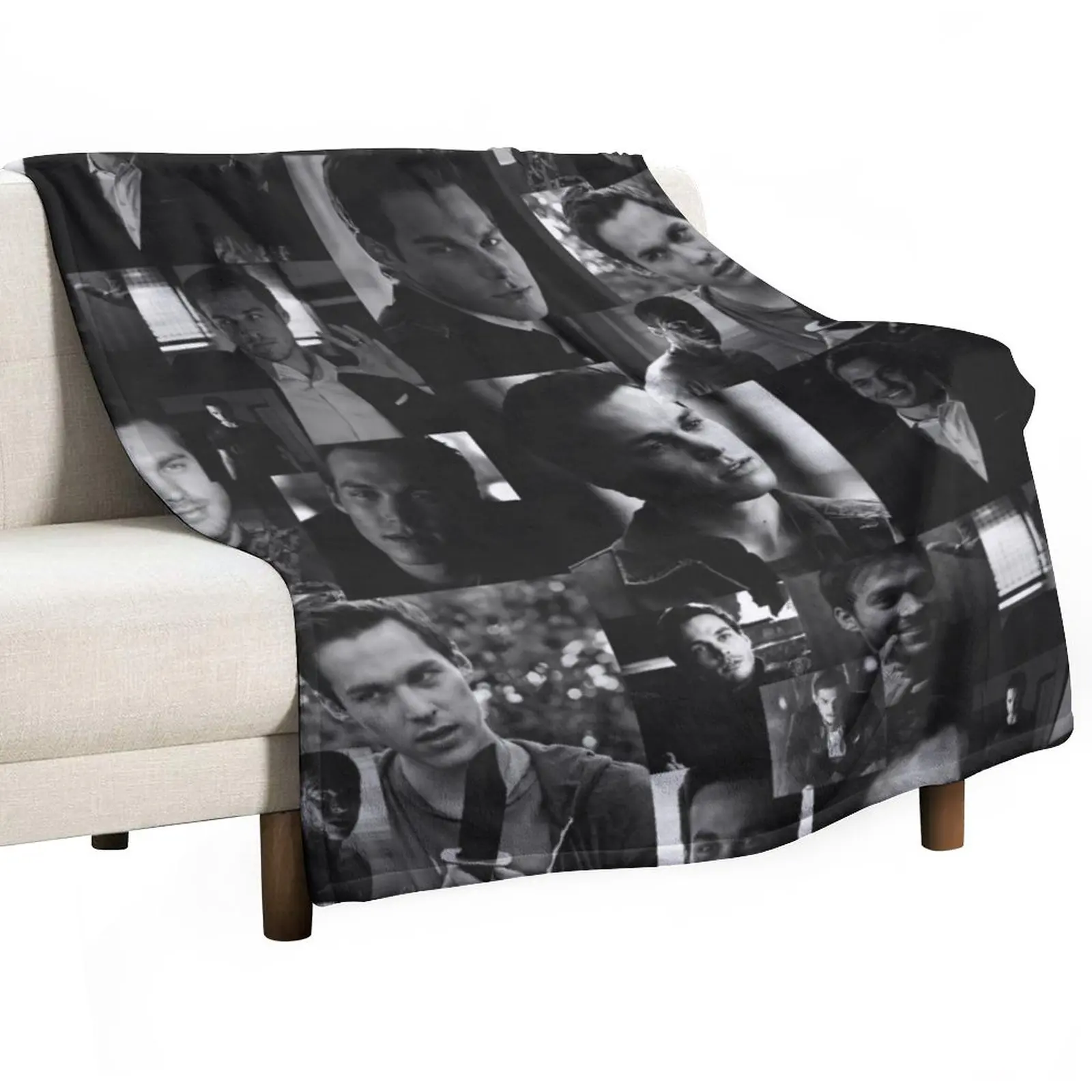 Chris Wood collage Throw Blanket Soft Bed Blankets bed plaid Hairy Blankets