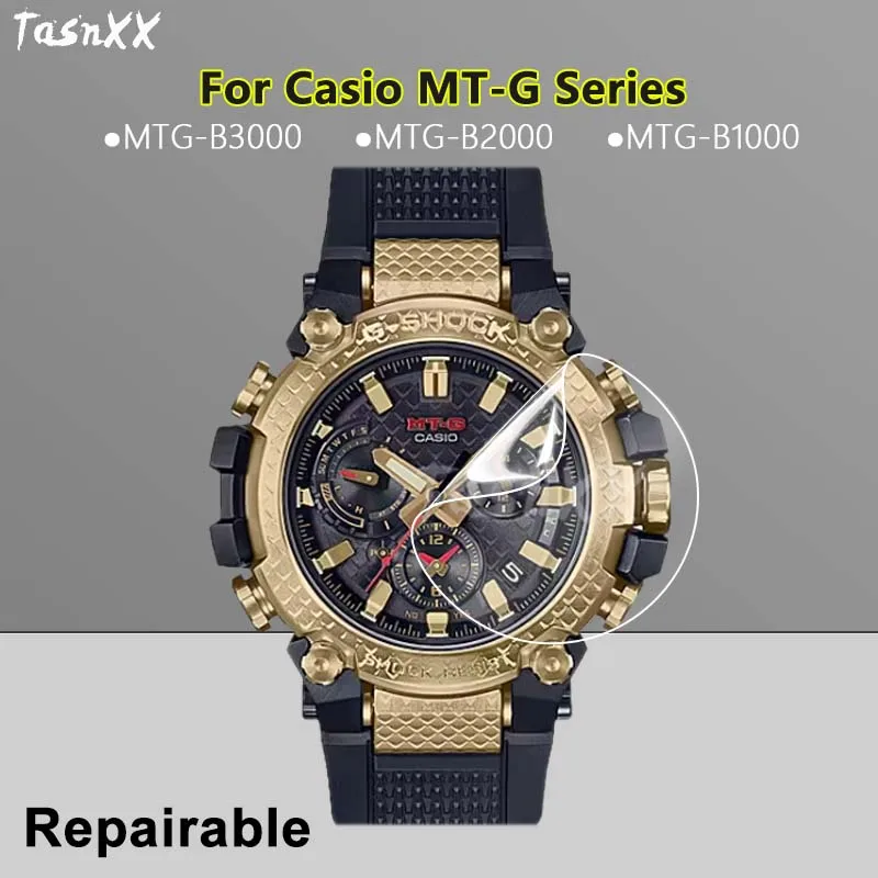 Pellicola Salvaschermo Ultra Trasparente Sottile Per Casio Mtg-B3000 Mtg-B2000 Mtg-B1000 Pellicola Idrogel Riparabile In Tpu Morbido-Vetro Non Tempera