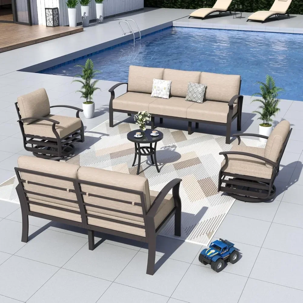 Ljustra Aluminum Patio Furniture Set