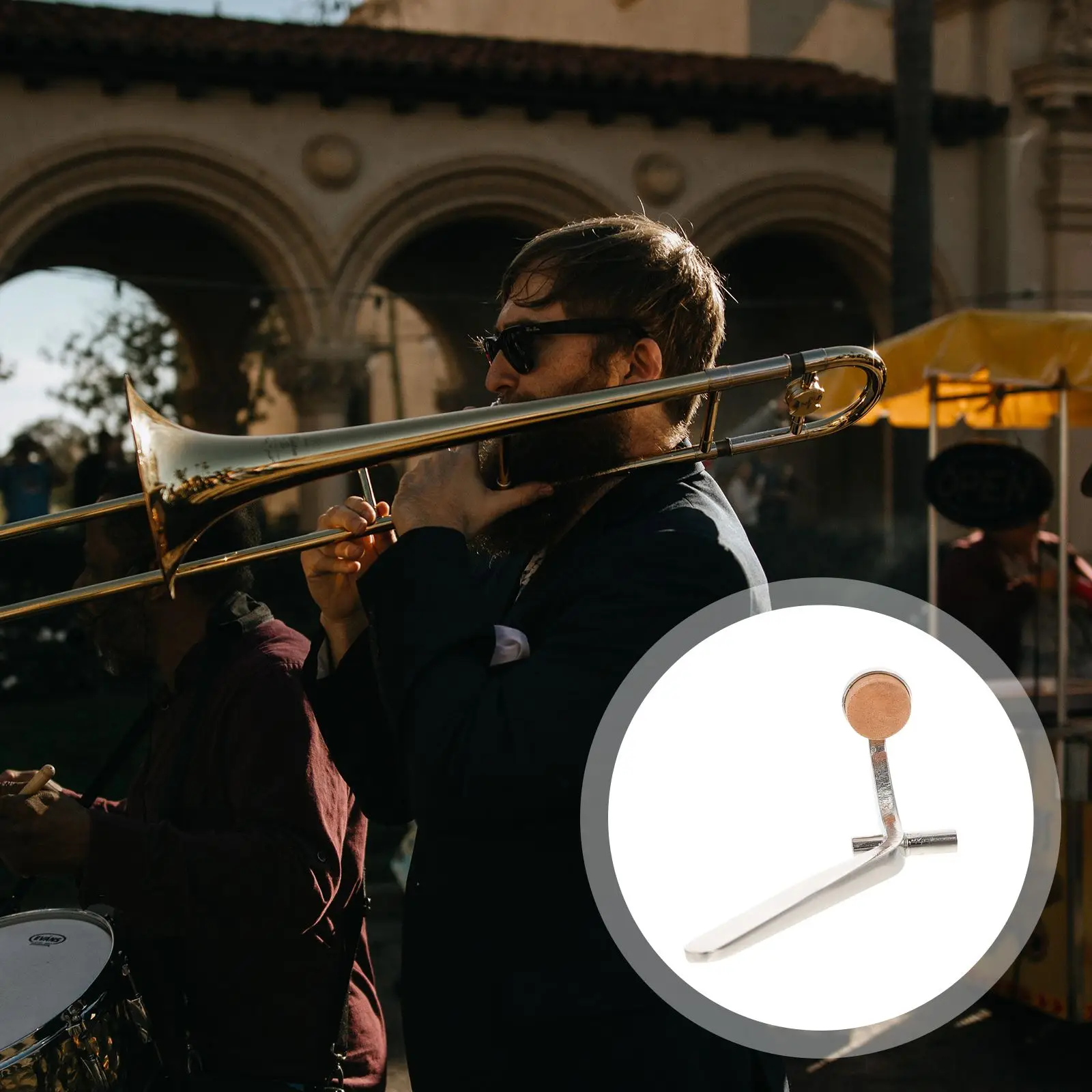 Trombone Watergate Key Bond Cork Pad Drain Clique Bond Fiiting Replacement Musical Instrument Trombone Accessories