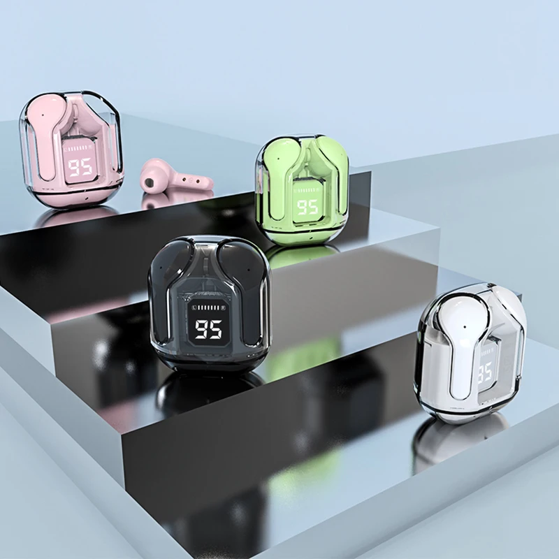 

Noise Canceling Wireless Bluetooth Earbuds HiFi Stereo Sport Headphones Bluetooth 5.3 With Digital LED Display Charging Case