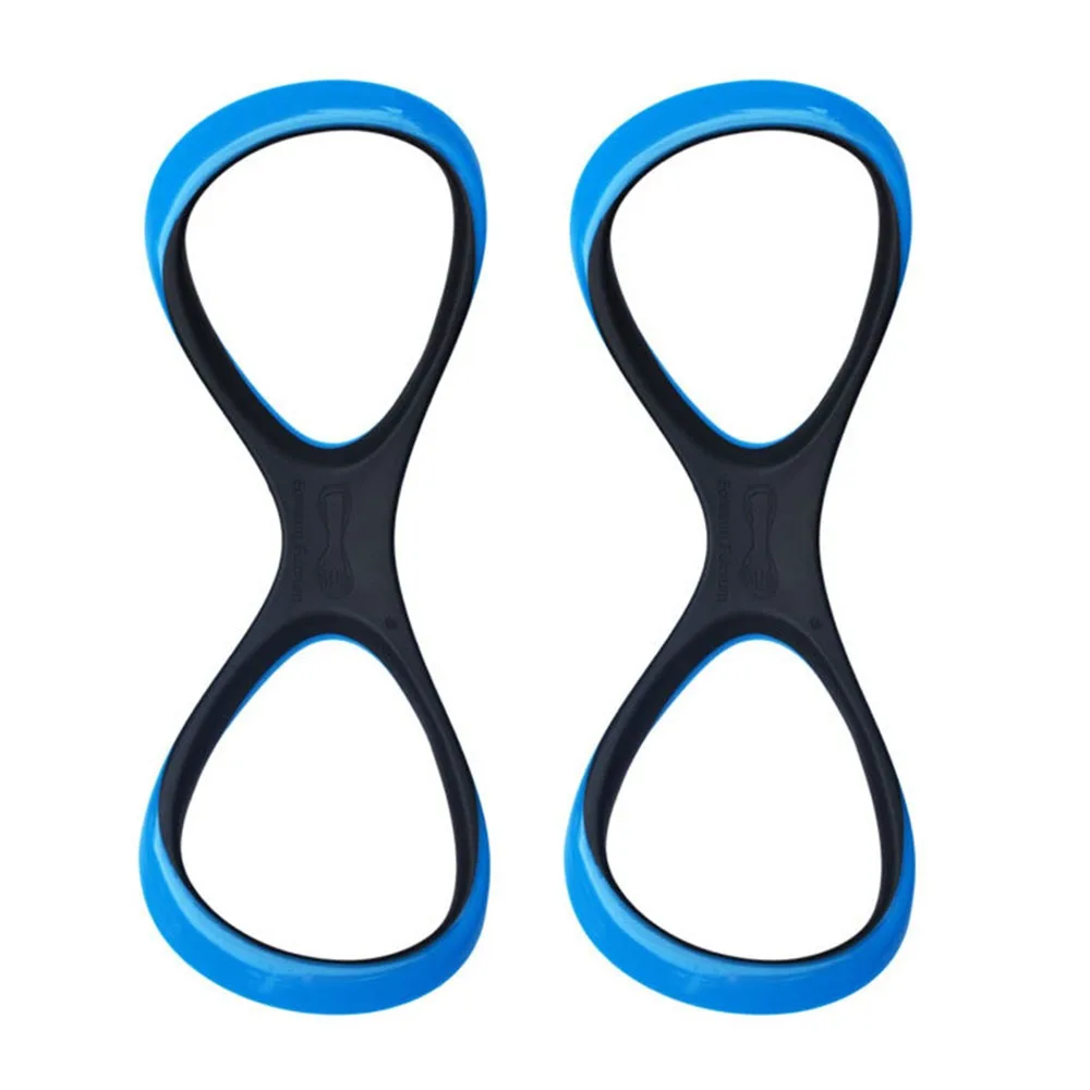 Ergonomic Swim Training Paddle with Resistance Forearm Brace for Stroke Improvement