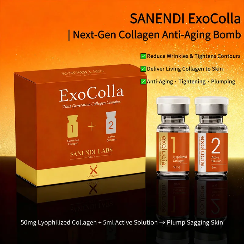 ExoColla Next-Gen Collagen Facial Essence Set-50mg*1 Collagen + 5ml*1 Solution Wrinklecare & Tightening & Plumping Skincare