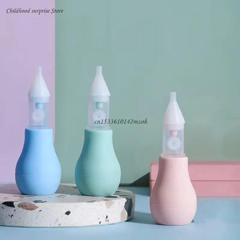 

Safety Nasal Aspirator Manual Baby Nose Vacuum Suction Aspirator Booger Sucker Dropship