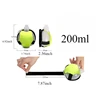 1pc 200ml Outdoor Sports Wrist Water Bottle Folding Mini Adjustable Reflect Light Run Light Silicone Rubber Portable For Cycling 2