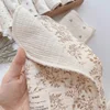 Pure Cotton Printing Baby Bibs Four Layers Breathable Floral newborn Burp Cloths Bandana Absorbent Soft Baby Boy Girl Feeding To 5