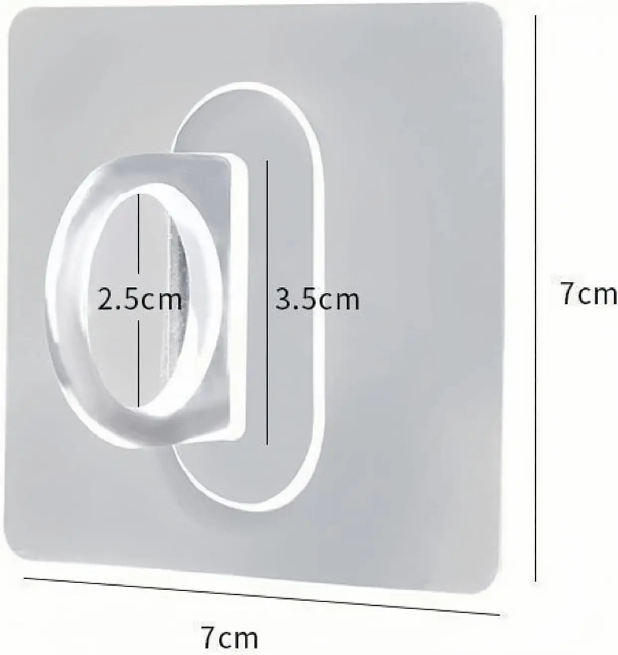 3/10PCS Adhesive Spray Bottle Hooks Wall Mounted Hanging Ring for Curtain Rod Holder Kitchen Storage Accessories Heavy Duty 5