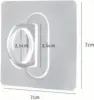3/10PCS Adhesive Spray Bottle Hooks Wall Mounted Hanging Ring for Curtain Rod Holder Kitchen Storage Accessories Heavy Duty 5
