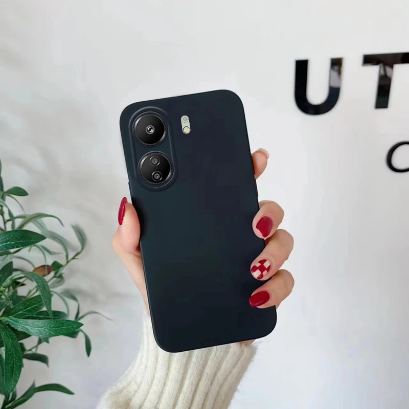 thumbnail image 1 of For Redmi 13C Case Cover Redmi 13C Capas New Silicone Colour Shockproof Lens Camera Protector TPU Soft Fundas Xiaomi Redmi 13C, 1 of 5